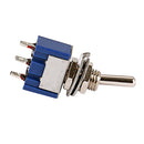 On-On 2 Way SPDT Mini Switch Round Bat for Guitar Bass Parts