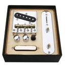 Guitar Bridge Pickup Assembly Set Musical Instrument Accessory for TL Electric Guitar 3.37x3.03x0.41inch