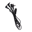 Durable Black 4 Way Power Adapter Cable Connector for Guitar Effect Pedal Parts Black