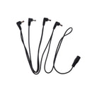 Durable Black 4 Way Power Adapter Cable Connector for Guitar Effect Pedal Parts Black