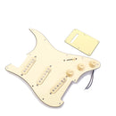 Vintage Electric Guitar SSS Prewired 3 Single Coil Pickup Pickguard with Back Plate Set