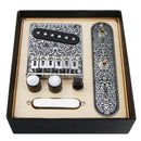 Black 3 Way Prewired Control Plate Bridge Replacement Accessory for Tele TL Guitar
