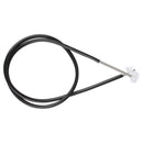 Practical Metal Rubber Trumpet Trombone Cleaning Brush Black 95cm/37.4inch