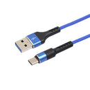 USB Type-C Data Sync Fast Charging Cable For Android Device Blue
