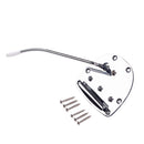 Durable DIY Steel Guitar Tremolo Bridge Tailpiece Set for Mustang/Jazz Master Guitar Parts