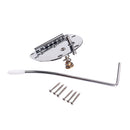 Durable DIY Steel Guitar Tremolo Bridge Tailpiece Set for Mustang/Jazz Master Guitar Parts