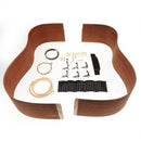 DIY Acoustic Guitar Kit 41 Inch Spruce Wood for Music Lovers Gift