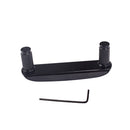 Black Guitar Bridge Assembly for Fender Mustang Guitar with Wrench