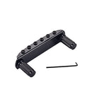Black Guitar Bridge Assembly for Fender Mustang Guitar with Wrench