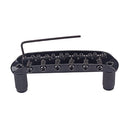 Black Guitar Bridge Assembly for Fender Mustang Guitar with Wrench