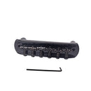 Black Guitar Bridge Assembly for Fender Mustang Guitar with Wrench