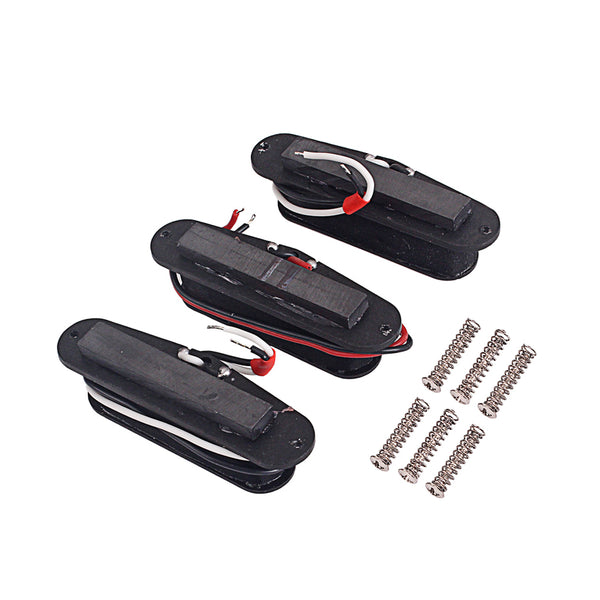1 Set/3 Pcs Single Coil Pickup SSS for Fender Stratocaster Strat Guitar Replacement