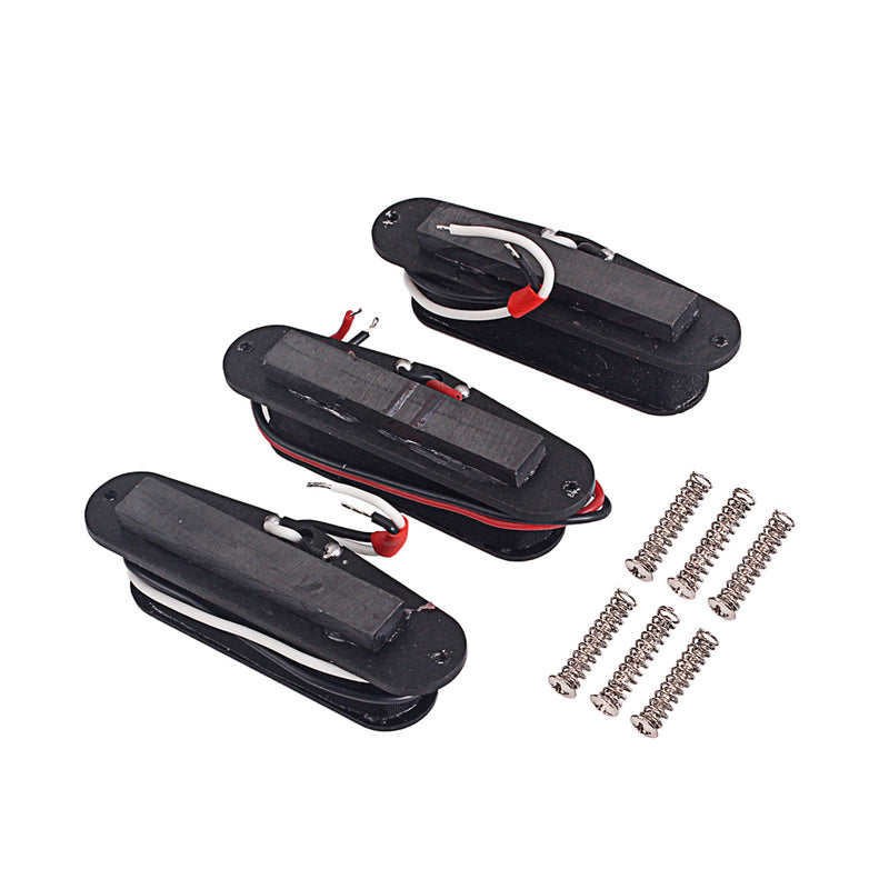 1 Set/3 Pcs Single Coil Pickup SSS for Fender Stratocaster Strat Guitar Replacement