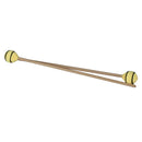 1 Pair Yellow Yarn Head Marimba Mallets with Beech Handle for Keyboard Percussion Instrument