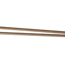 1 Pair Yellow Yarn Head Marimba Mallets with Beech Handle for Keyboard Percussion Instrument