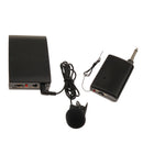 Waist Hanging FM Transmitter Receiver Kit Lavalier Lapel Clip Microphone