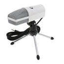 3.5mm Plug Play Condenser Microphone With Pop Filter&Stand White
