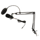 BM800 Condenser Microphone Sound Studio Singing Recording W/Shock Mount Black