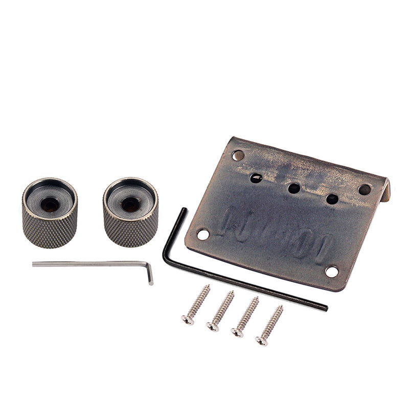 1 Set Guitar Roller Saddle Bridge for 3 String Cigar Box Guitar Accessories