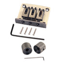 1 Set Guitar Roller Saddle Bridge for 3 String Cigar Box Guitar Accessories