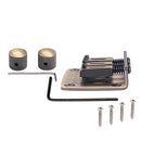 1 Set Guitar Roller Saddle Bridge for 3 String Cigar Box Guitar Accessories