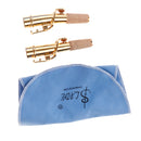 1 Set Bb Soprano Sax Neck+Cleaning Cloth+Cork Grease for Wind Instrument Parts