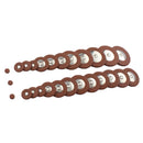 Pack of 26 Alto Saxophone Pads Sax Leather Pads Replacement for Saxophone Sax Accessory