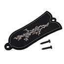 Durable DIY Alloy Flower Pattern Truss Rod Cover Set for LP/EPI Electric Guitar Replacement Parts