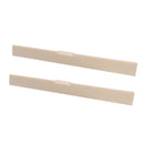 2 Pcs Classical Guitar Bridge Nut for String Instrument 80x2.5x9.5mm