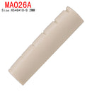 2 Pack Beige 6 String Guitar Nut for Left Handed Acoustic Folk Guitar 45x6x10-9.2mm