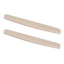 2 Pack Beige Plastic Bridge Saddles for Folk Acoustic Guitar Parts