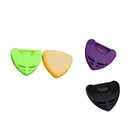 Exquisite 4 Pcs Multicolor Guitar Pick Holder Case Box Carry Bag for Musical