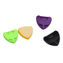 Exquisite 4 Pcs Multicolor Guitar Pick Holder Case Box Carry Bag for Musical