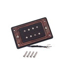 Iron Alnico 5 Humbucker Pickup Set for 4 String Cigar Box Guitar Replacement Parts