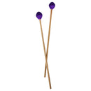 1 Pair Purple Marimba Mallets with Beech Handle for Percussion Accessories