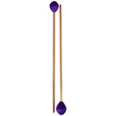 1 Pair Purple Marimba Mallets with Beech Handle for Percussion Accessories