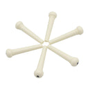 6pcs ABS Bridge Pin Set for Acoustic Guitar Turned String Pegs Parts