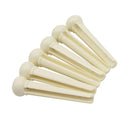 6pcs ABS Bridge Pin Set for Acoustic Guitar Turned String Pegs Parts