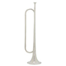 Bb Metal Trumpet Cavalry Trumpet Brass Instrument for Performance Silver