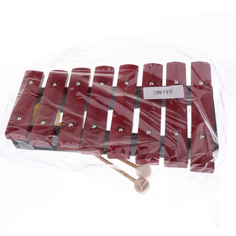 1 Set 8 Key Wood Xylophone with Mallets for Early Educational Music Toy 10.20 x 6.46inch