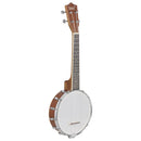 4 String Maple Resonator Tenor Banjo with Capo Strings Cleaning Cloth for Beginner