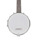4 String Maple Resonator Tenor Banjo with Capo Strings Cleaning Cloth for Beginner