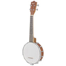 4 String Maple Resonator Tenor Banjo with Capo Strings Cleaning Cloth for Beginner