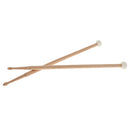 1 Pair Maple Wood Double Head Cymbal Gong Mallet Hammer Drum Set Sticks