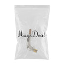 Durable Metal Nickel Plating Sax Neck for Eb Alto Saxophone Perform Practice Accessory