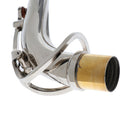 Durable Metal Nickel Plating Sax Neck for Eb Alto Saxophone Perform Practice Accessory