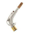 Durable Metal Nickel Plating Sax Neck for Eb Alto Saxophone Perform Practice Accessory