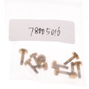 10 Pieces Metal Trumpets Water Key Screws Spit Valve Rods Golden DIY