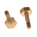 10 Pieces Metal Trumpets Water Key Screws Spit Valve Rods Golden DIY