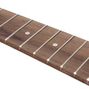 2 Pieces Rosewood 15 Frets Uke Fretboard Fingerboard for 21inch Soprano Ukulele Replacement Parts